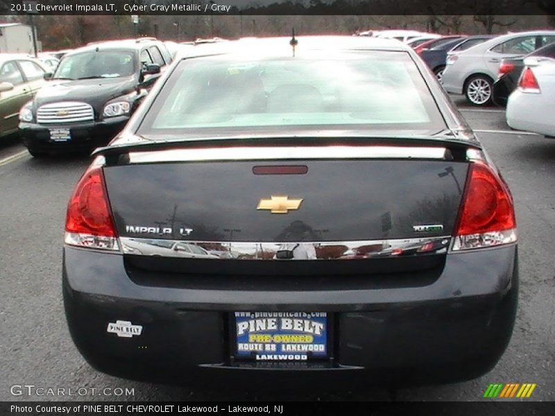 Cyber Gray Metallic / Gray 2011 Chevrolet Impala LT