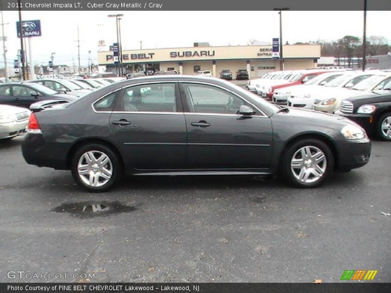Cyber Gray Metallic / Gray 2011 Chevrolet Impala LT