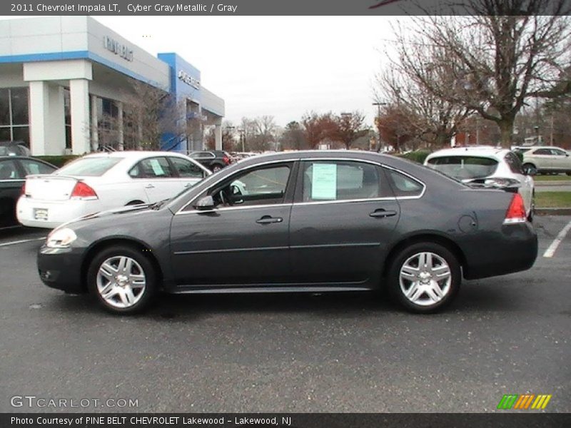 Cyber Gray Metallic / Gray 2011 Chevrolet Impala LT