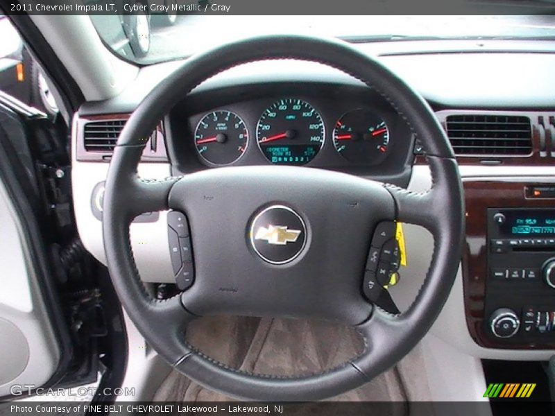 Cyber Gray Metallic / Gray 2011 Chevrolet Impala LT