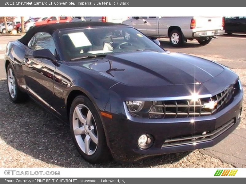 Imperial Blue Metallic / Black 2011 Chevrolet Camaro LT Convertible