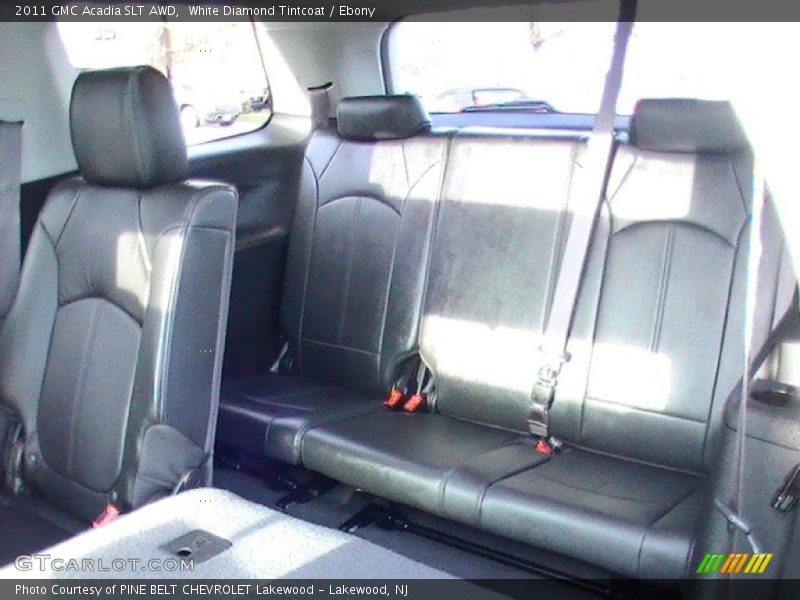 White Diamond Tintcoat / Ebony 2011 GMC Acadia SLT AWD