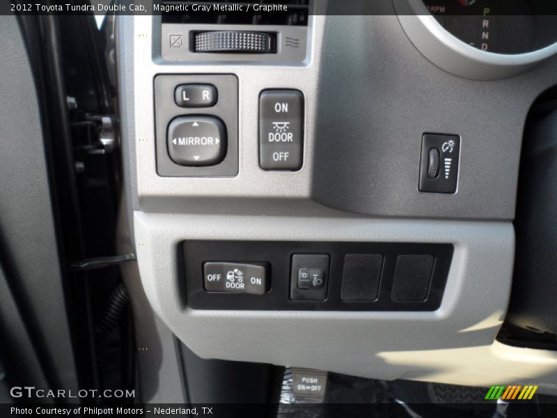 Controls of 2012 Tundra Double Cab