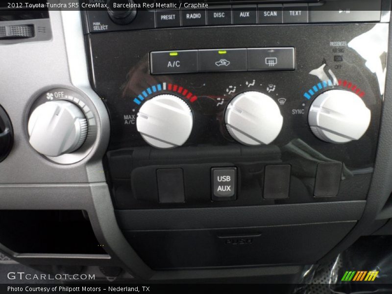 Controls of 2012 Tundra SR5 CrewMax