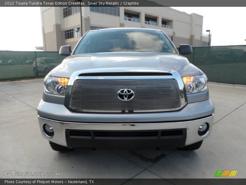 Silver Sky Metallic / Graphite 2012 Toyota Tundra Texas Edition CrewMax