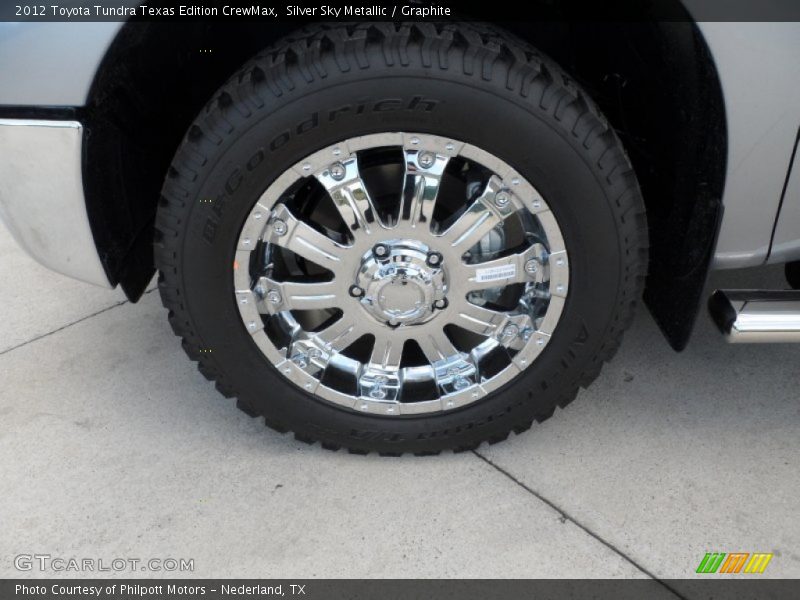 Silver Sky Metallic / Graphite 2012 Toyota Tundra Texas Edition CrewMax