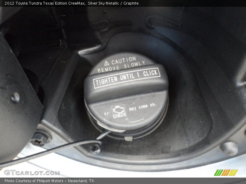 Silver Sky Metallic / Graphite 2012 Toyota Tundra Texas Edition CrewMax