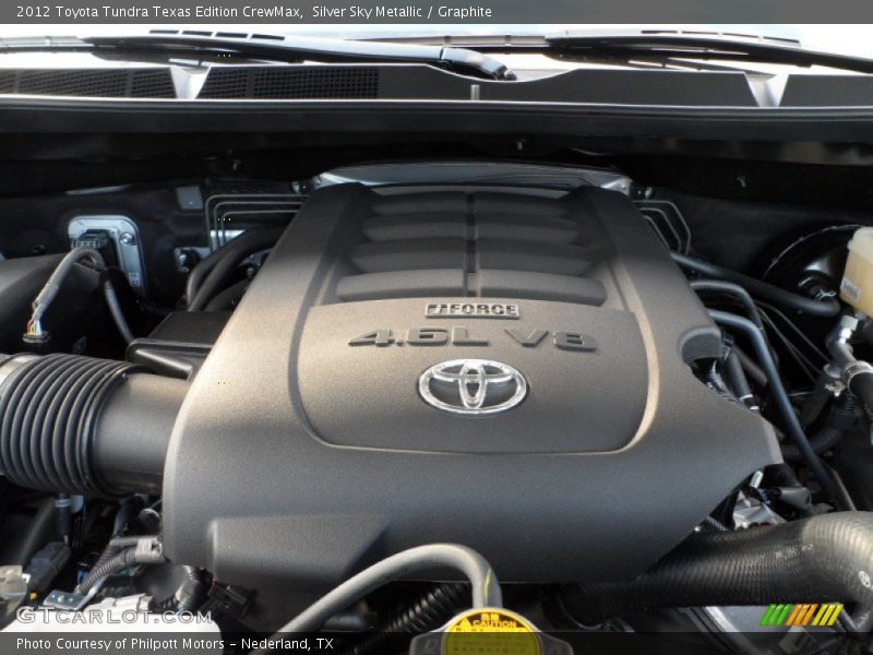 Silver Sky Metallic / Graphite 2012 Toyota Tundra Texas Edition CrewMax
