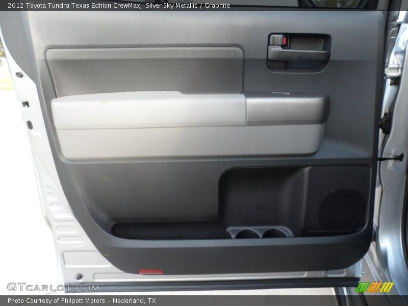 Silver Sky Metallic / Graphite 2012 Toyota Tundra Texas Edition CrewMax