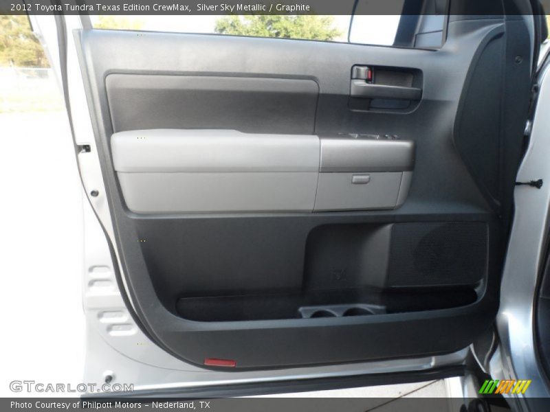 Silver Sky Metallic / Graphite 2012 Toyota Tundra Texas Edition CrewMax