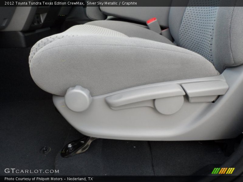 Silver Sky Metallic / Graphite 2012 Toyota Tundra Texas Edition CrewMax