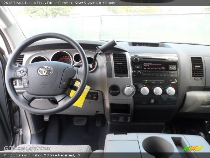 Silver Sky Metallic / Graphite 2012 Toyota Tundra Texas Edition CrewMax