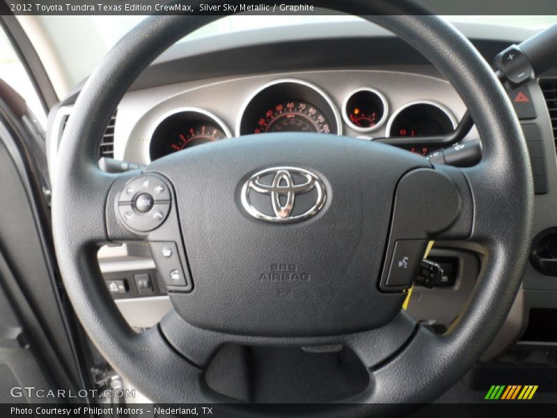 Silver Sky Metallic / Graphite 2012 Toyota Tundra Texas Edition CrewMax