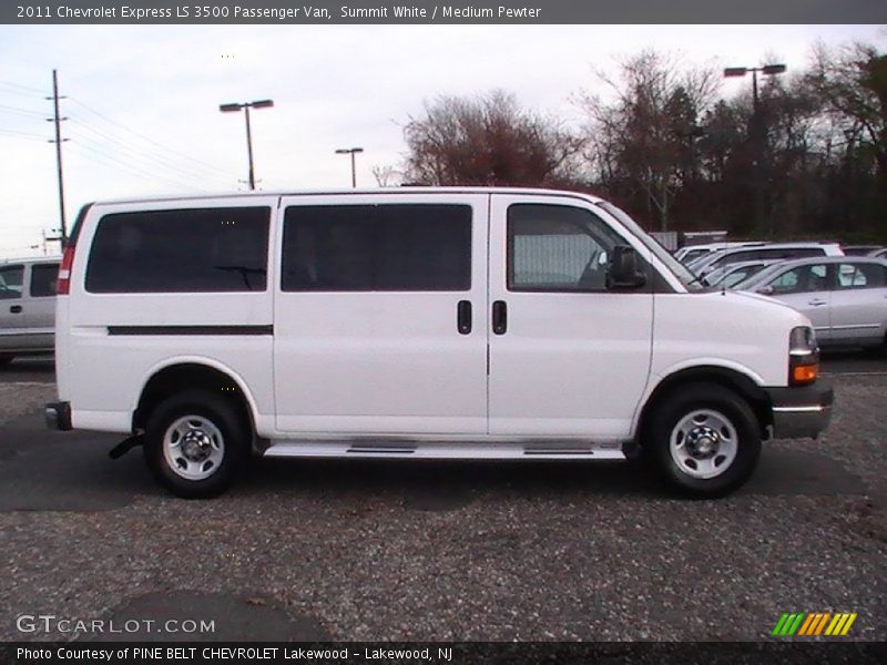 Summit White / Medium Pewter 2011 Chevrolet Express LS 3500 Passenger Van