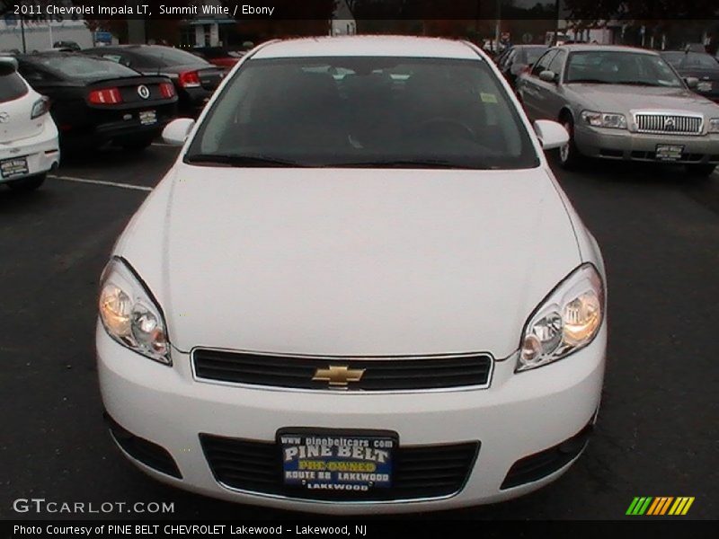 Summit White / Ebony 2011 Chevrolet Impala LT