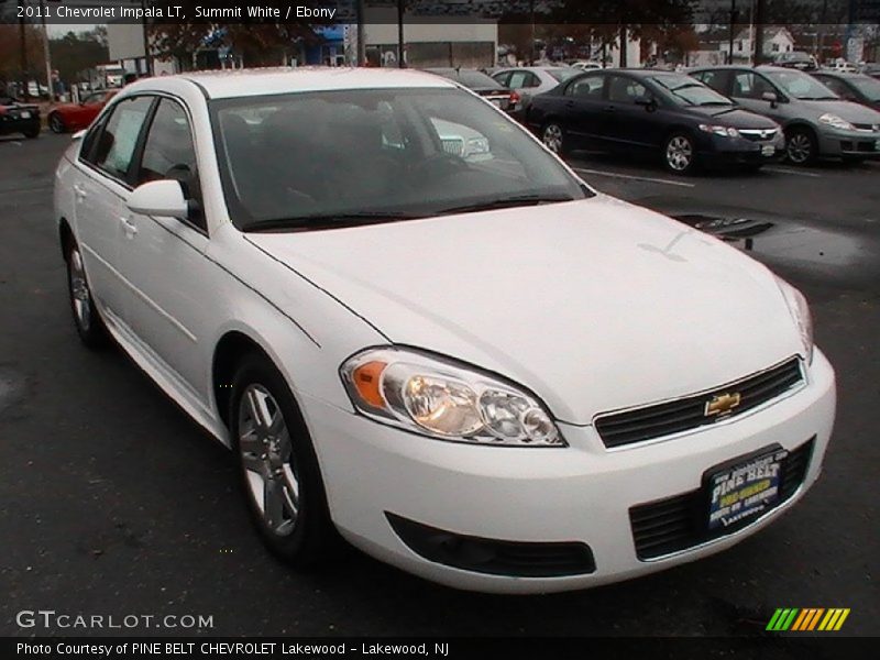 Summit White / Ebony 2011 Chevrolet Impala LT