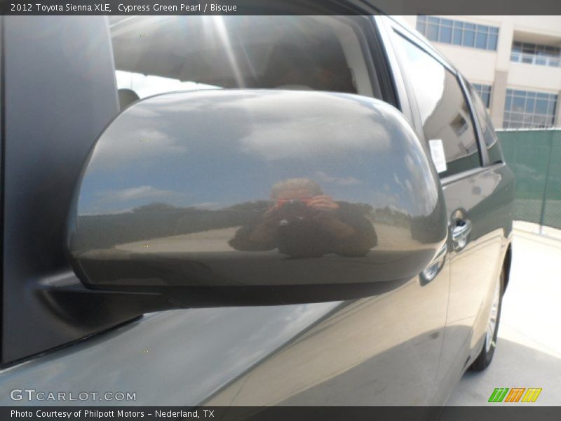 Cypress Green Pearl / Bisque 2012 Toyota Sienna XLE