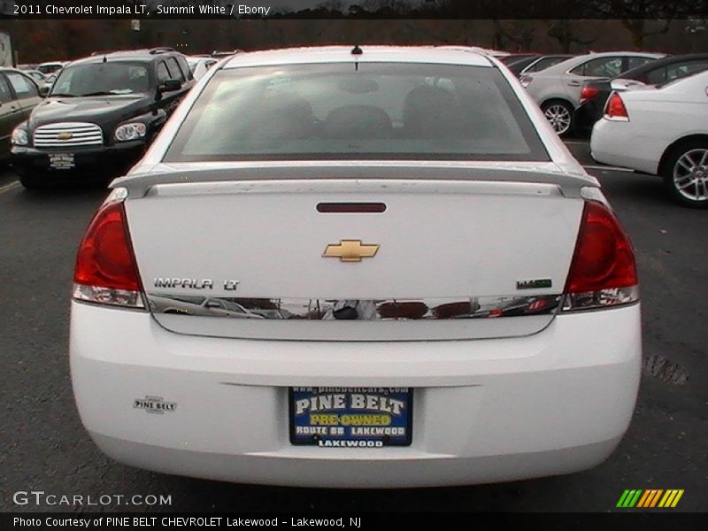 Summit White / Ebony 2011 Chevrolet Impala LT
