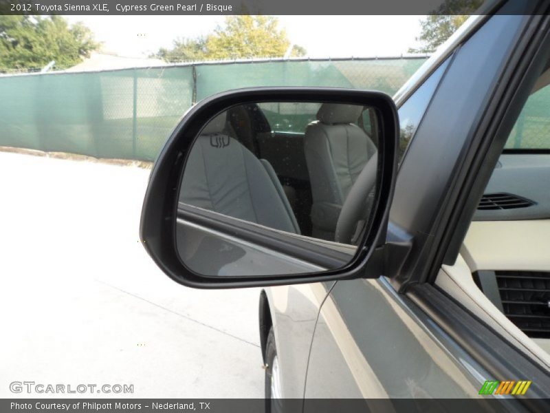 Cypress Green Pearl / Bisque 2012 Toyota Sienna XLE