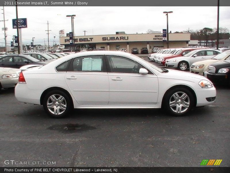 Summit White / Ebony 2011 Chevrolet Impala LT
