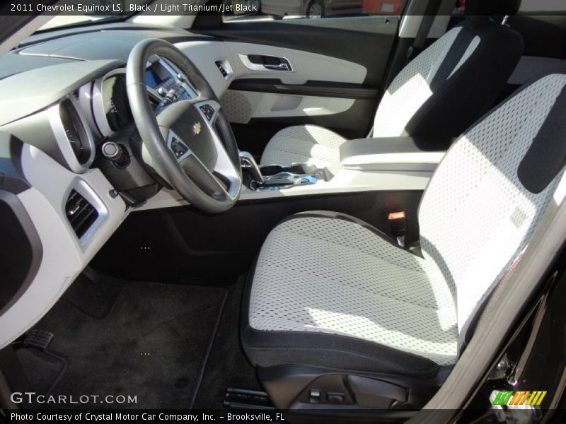 Black / Light Titanium/Jet Black 2011 Chevrolet Equinox LS