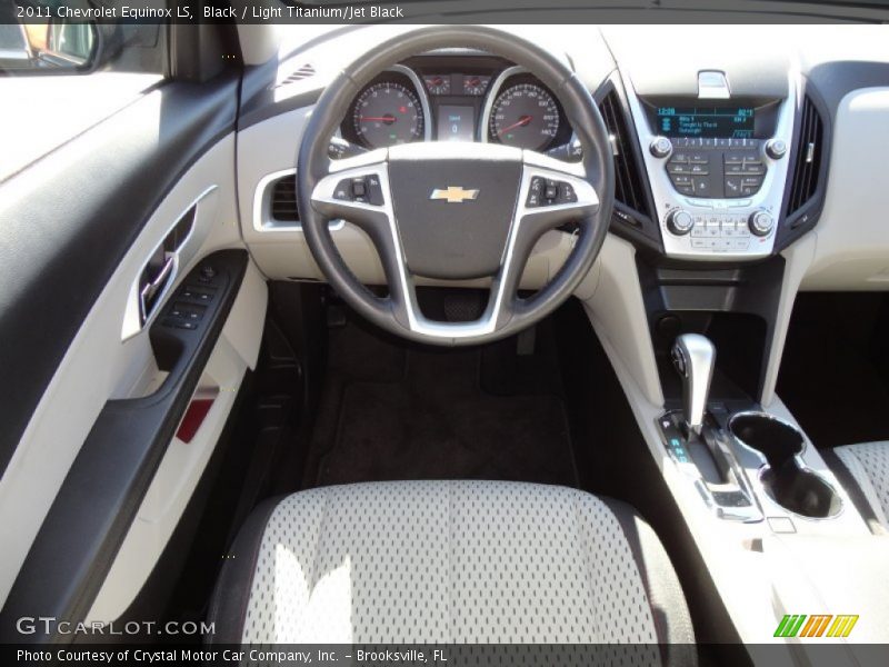Black / Light Titanium/Jet Black 2011 Chevrolet Equinox LS