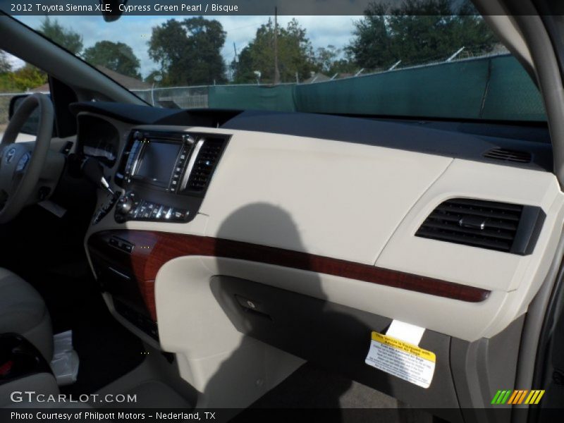 Cypress Green Pearl / Bisque 2012 Toyota Sienna XLE