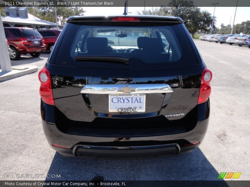 Black / Light Titanium/Jet Black 2011 Chevrolet Equinox LS