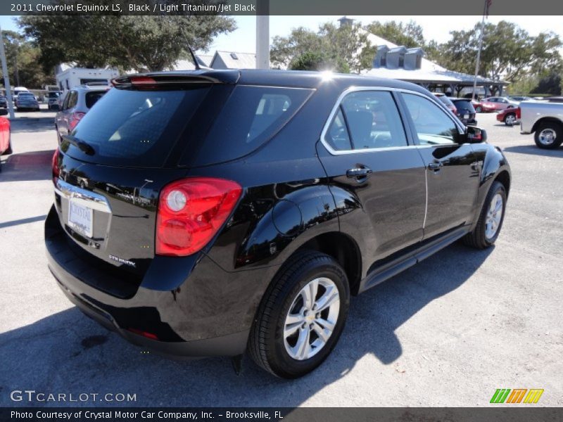 Black / Light Titanium/Jet Black 2011 Chevrolet Equinox LS