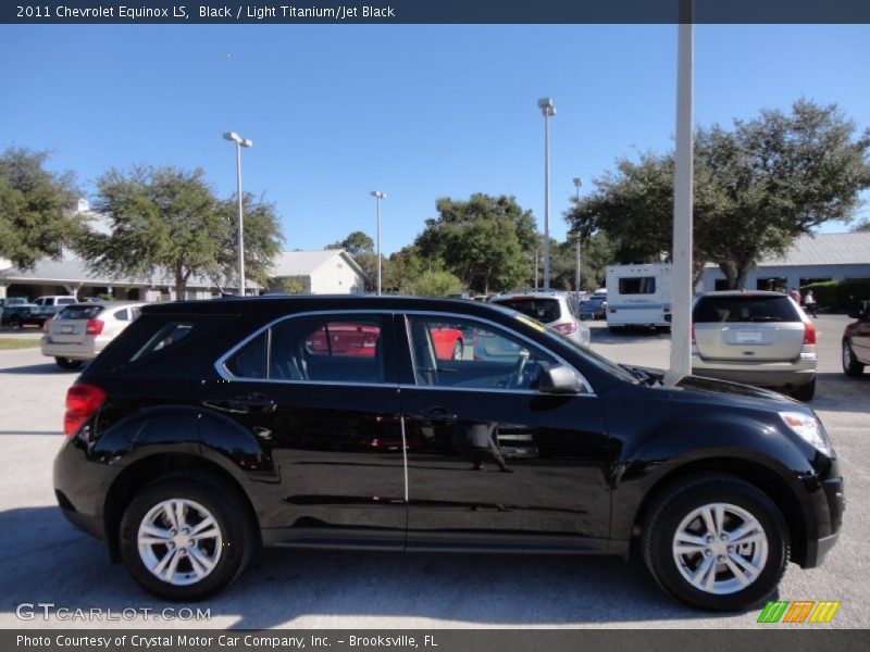 Black / Light Titanium/Jet Black 2011 Chevrolet Equinox LS
