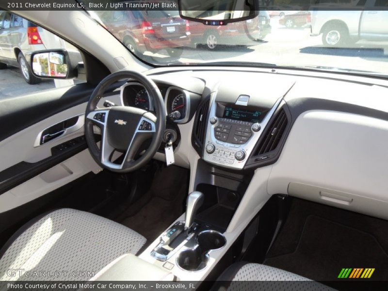 Black / Light Titanium/Jet Black 2011 Chevrolet Equinox LS