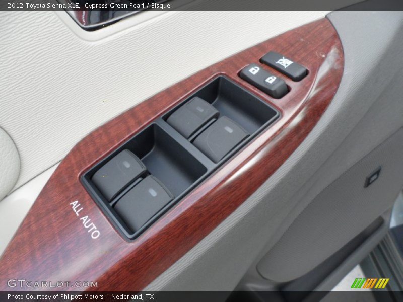 Cypress Green Pearl / Bisque 2012 Toyota Sienna XLE