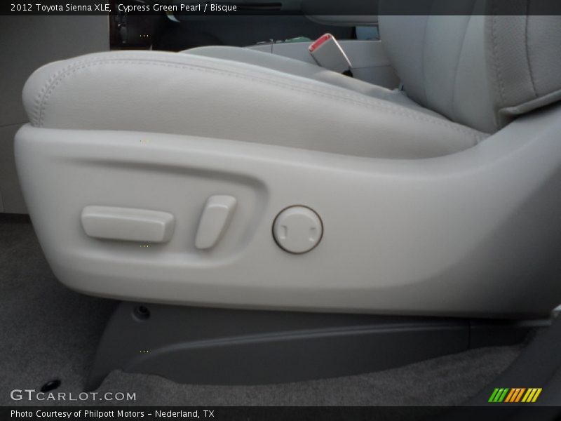 Cypress Green Pearl / Bisque 2012 Toyota Sienna XLE