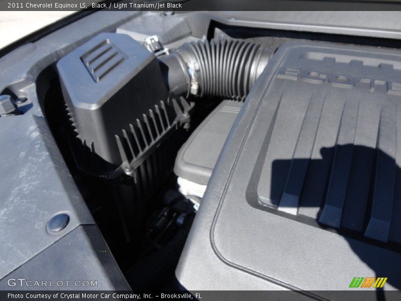 Black / Light Titanium/Jet Black 2011 Chevrolet Equinox LS