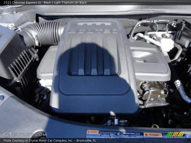Black / Light Titanium/Jet Black 2011 Chevrolet Equinox LS