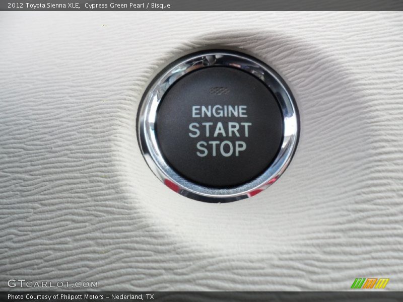 Engine start button - 2012 Toyota Sienna XLE