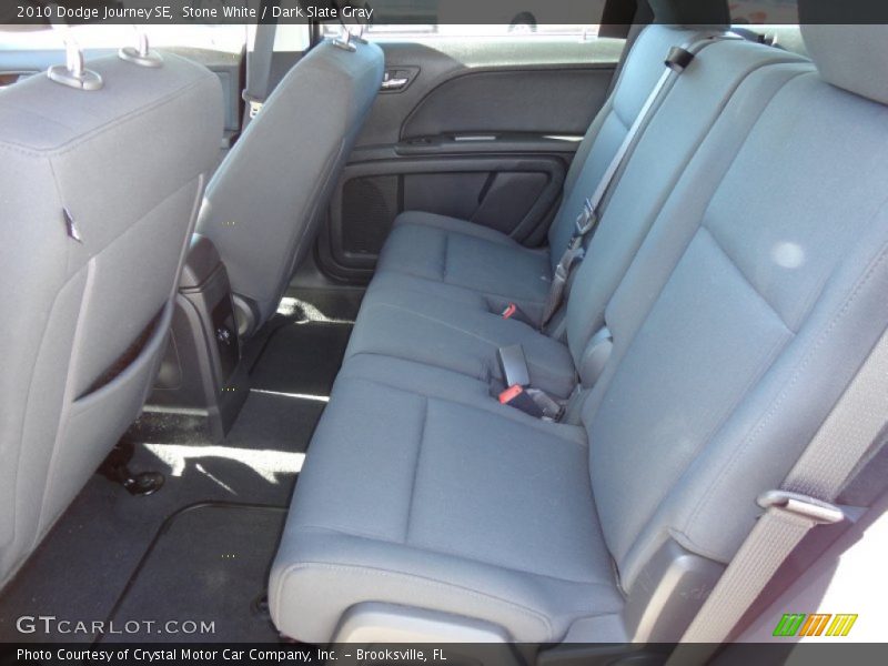 Stone White / Dark Slate Gray 2010 Dodge Journey SE