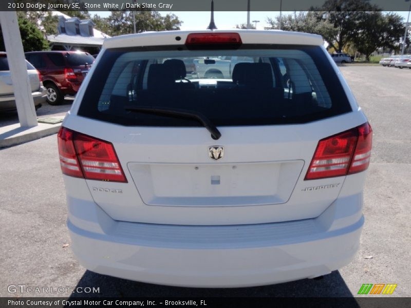 Stone White / Dark Slate Gray 2010 Dodge Journey SE