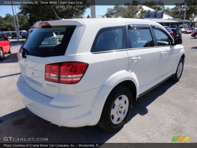 Stone White / Dark Slate Gray 2010 Dodge Journey SE