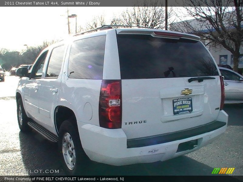 Summit White / Ebony 2011 Chevrolet Tahoe LT 4x4