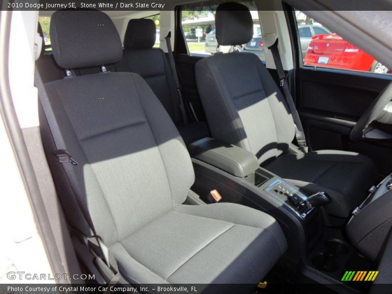 Stone White / Dark Slate Gray 2010 Dodge Journey SE