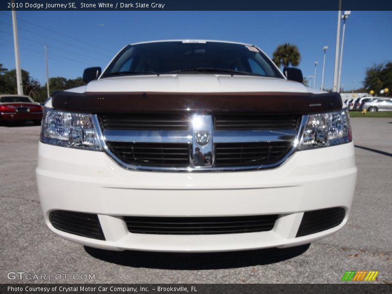 Stone White / Dark Slate Gray 2010 Dodge Journey SE