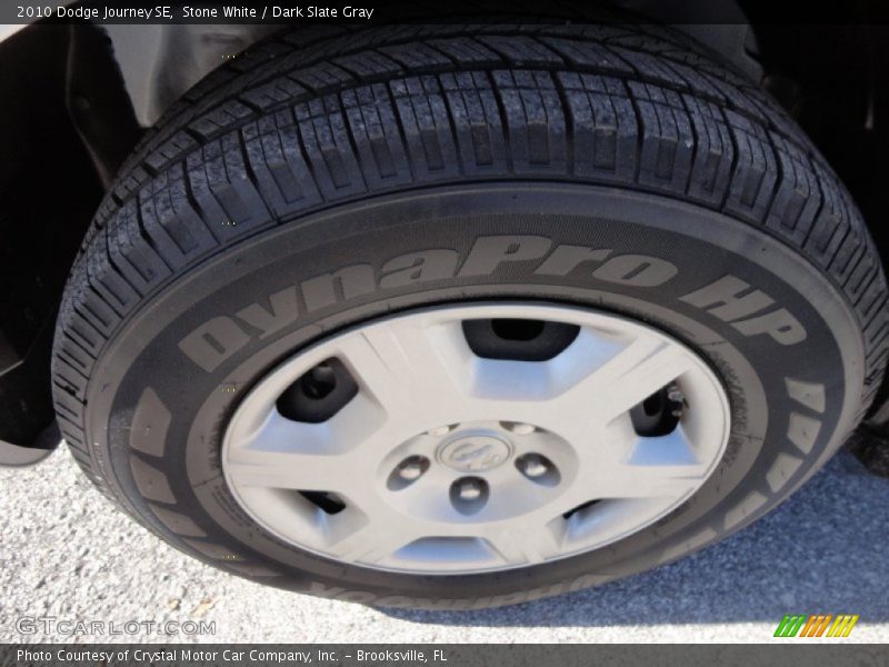 Stone White / Dark Slate Gray 2010 Dodge Journey SE