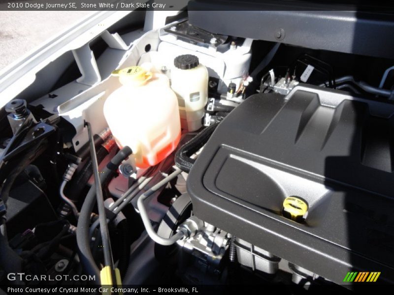 Stone White / Dark Slate Gray 2010 Dodge Journey SE