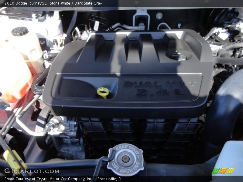 Stone White / Dark Slate Gray 2010 Dodge Journey SE