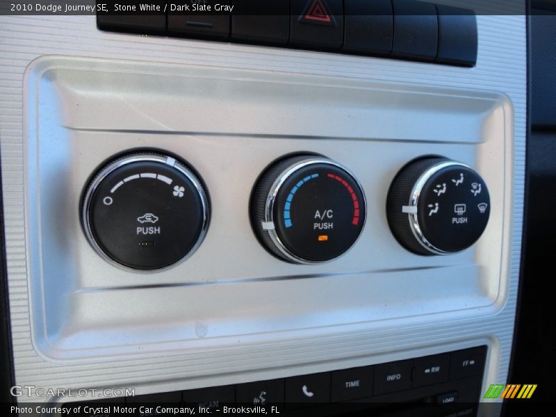Stone White / Dark Slate Gray 2010 Dodge Journey SE