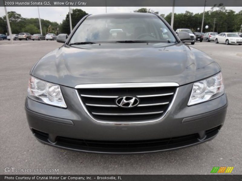 Willow Gray / Gray 2009 Hyundai Sonata GLS