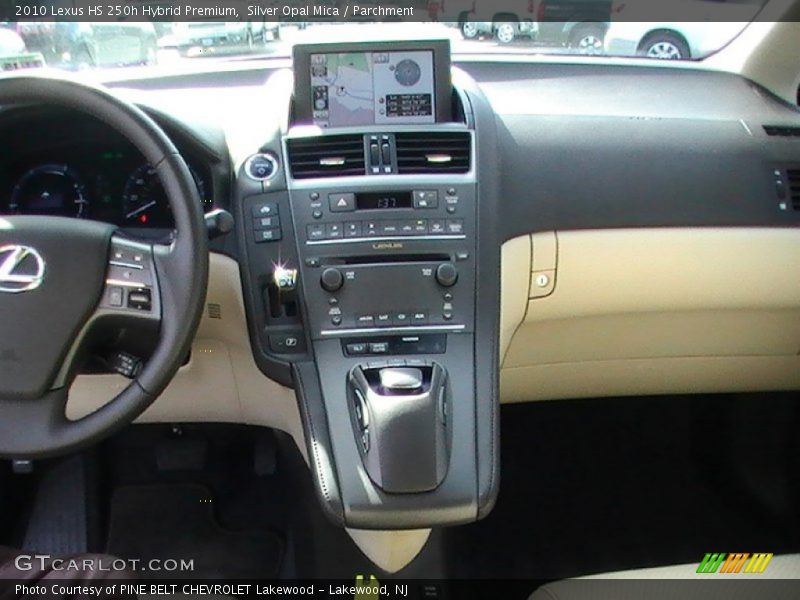 Dashboard of 2010 HS 250h Hybrid Premium