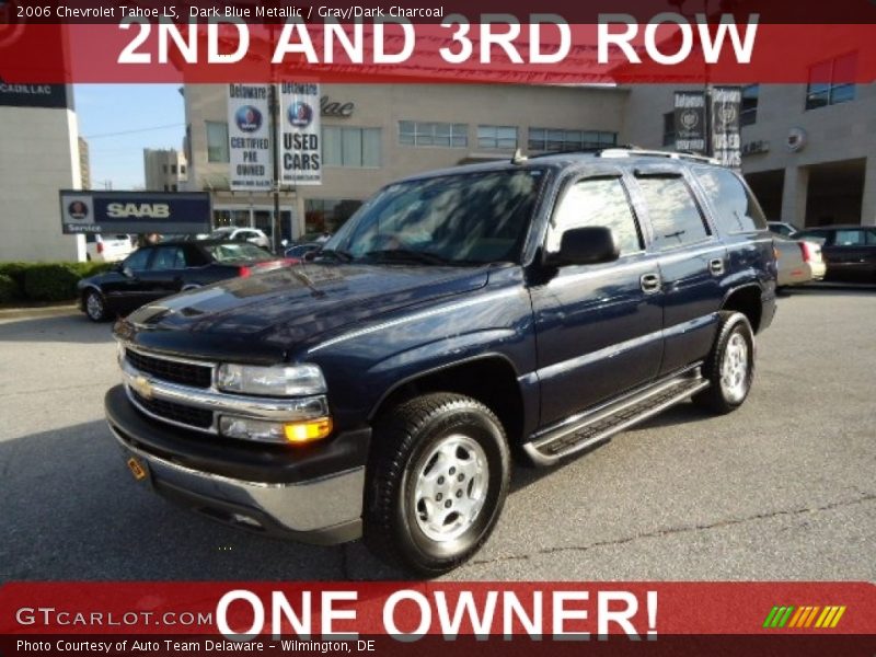 Dark Blue Metallic / Gray/Dark Charcoal 2006 Chevrolet Tahoe LS