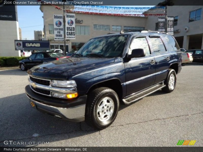 Dark Blue Metallic / Gray/Dark Charcoal 2006 Chevrolet Tahoe LS